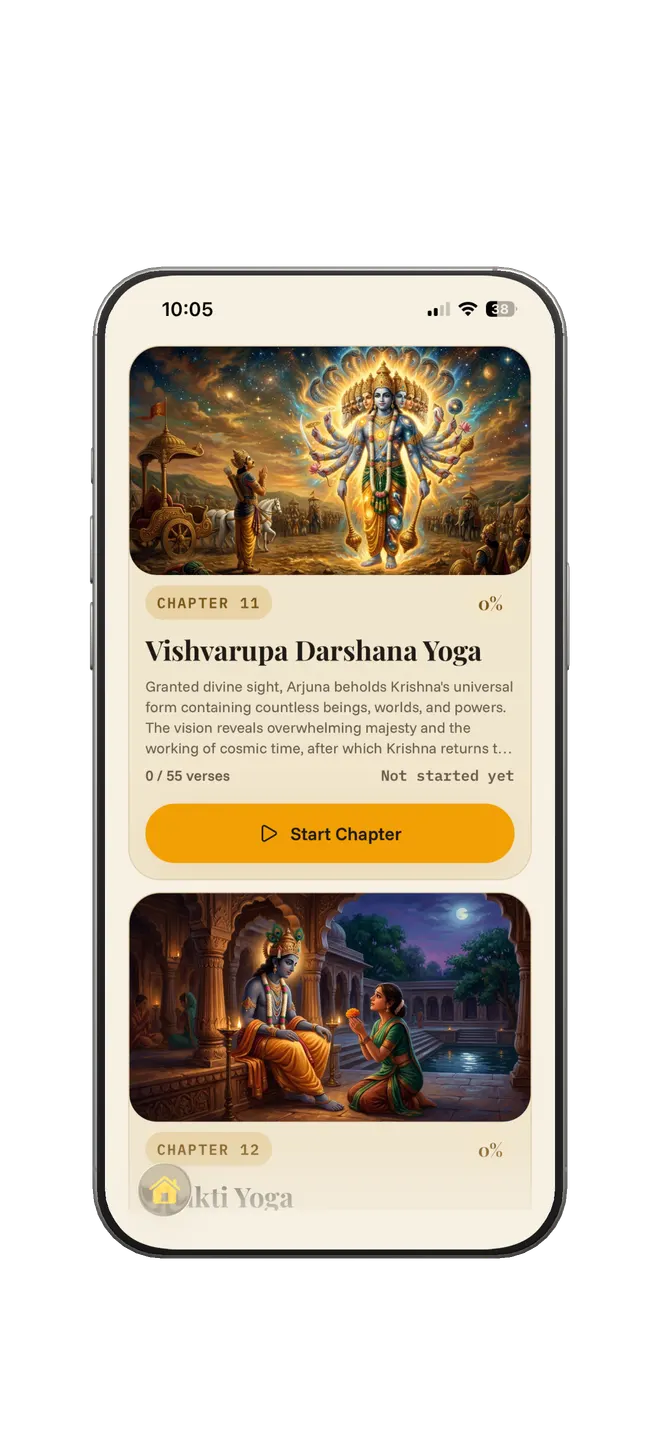 My Gita chapter list